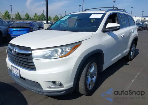 2016 Toyota Highlander Limited V6 from USA, damaged, VIN 5TDYKRFH2GS181494